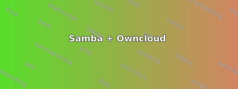 Samba + Owncloud