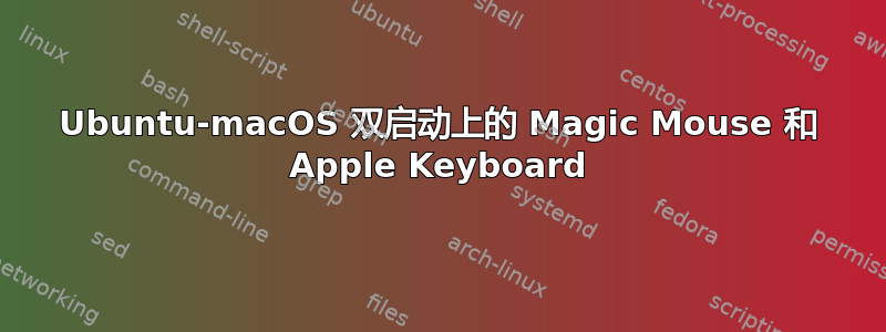 Ubuntu-macOS 双启动上的 Magic Mouse 和 Apple Keyboard