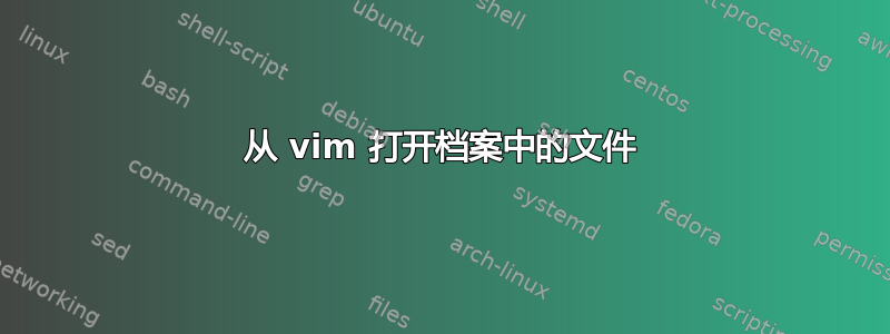 从 vim 打开档案中的文件