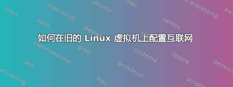 如何在旧的 Linux 虚拟机上配置互联网