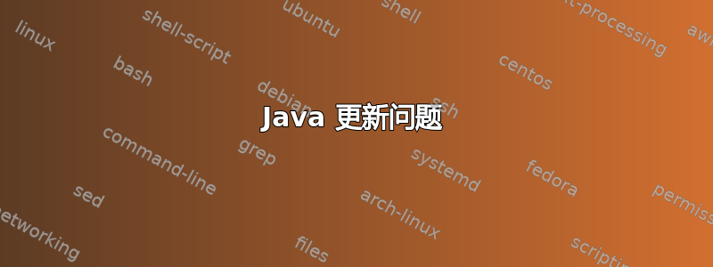 Java 更新问题