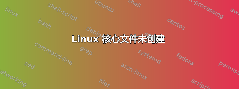 Linux 核心文件未创建