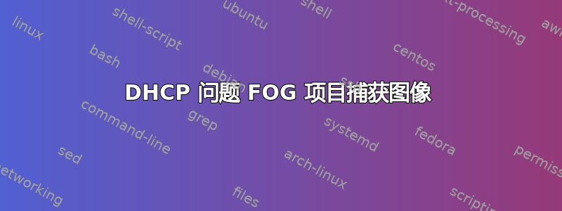 DHCP 问题 FOG 项目捕获图像