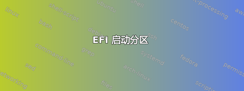 EFI 启动分区