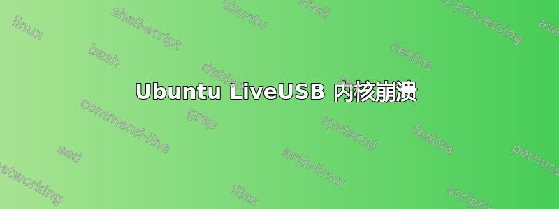 Ubuntu LiveUSB 内核崩溃