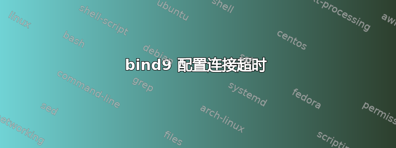 bind9 配置连接超时