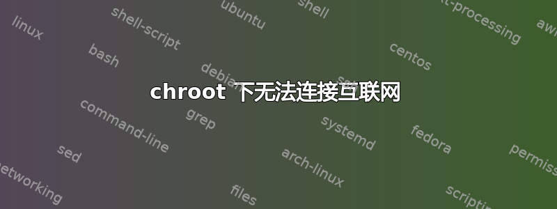 chroot 下无法连接互联网