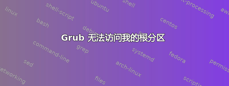 Grub 无法访问我的根分区