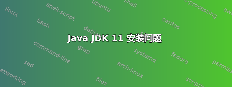 Java JDK 11 安装问题