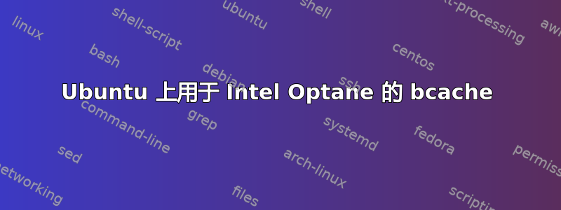 Ubuntu 上用于 Intel Optane 的 bcache