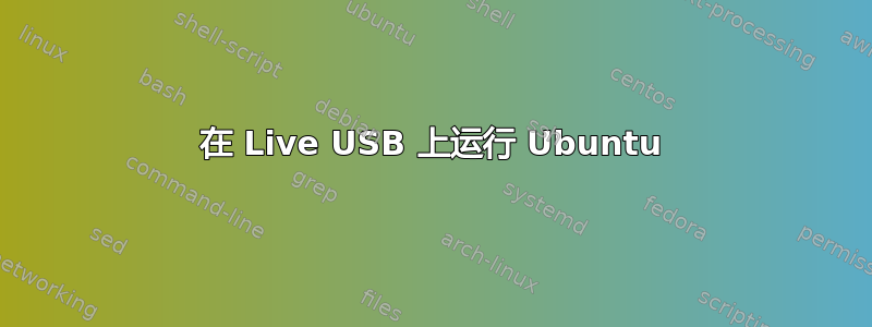 在 Live USB 上运行 Ubuntu