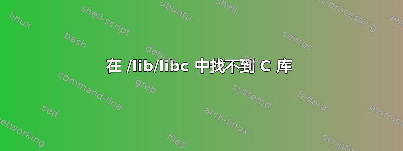 在 /lib/libc 中找不到 C 库