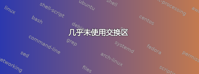 几乎未使用交换区