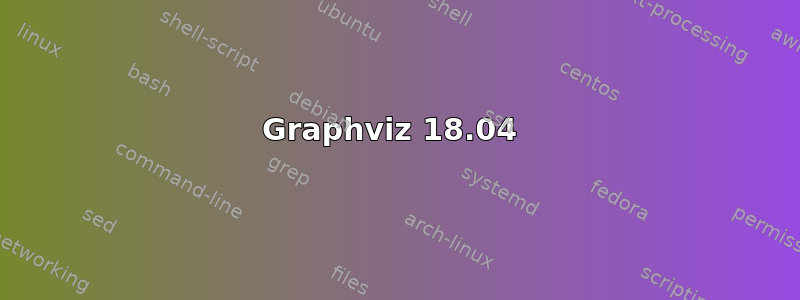 Graphviz 18.04 