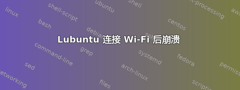 Lubuntu 连接 Wi-Fi 后崩溃