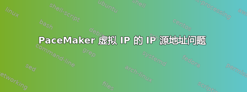 PaceMaker 虚拟 IP 的 IP 源地址问题