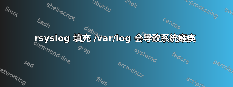 rsyslog 填充 /var/log 会导致系统瘫痪