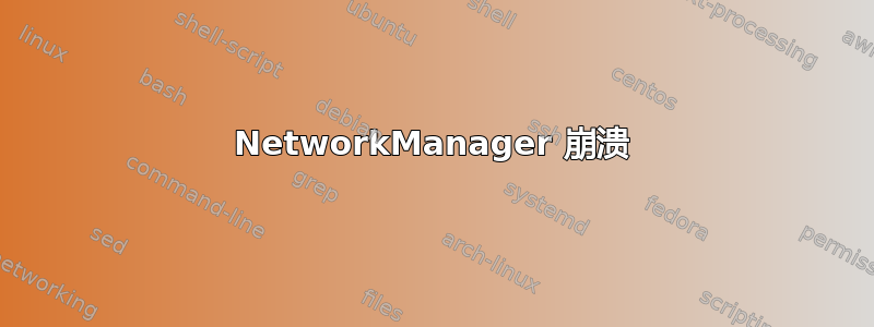 NetworkManager 崩溃