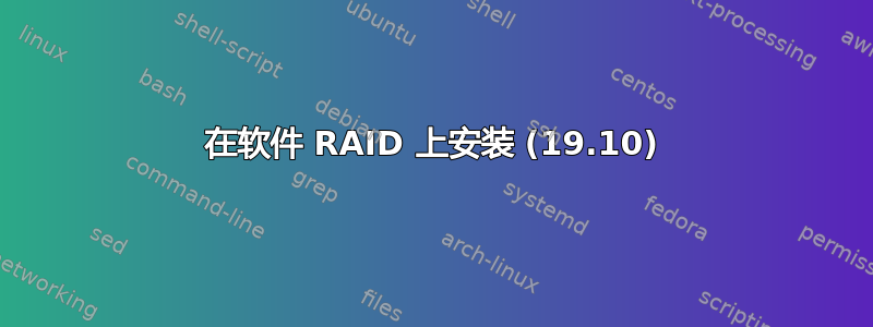 在软件 RAID 上安装 (19.10)