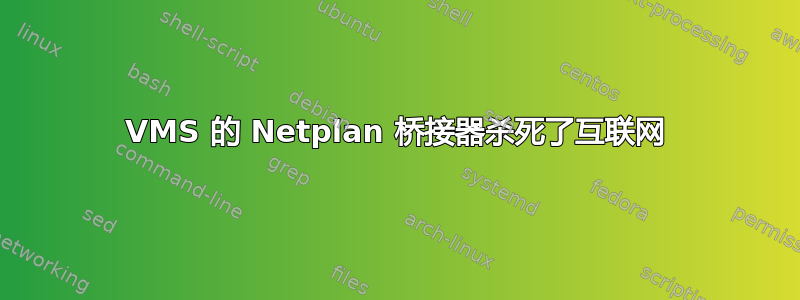 VMS 的 Netplan 桥接器杀死了互联网