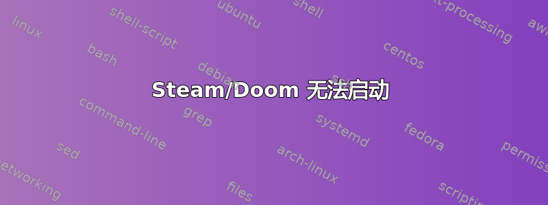 Steam/Doom 无法启动