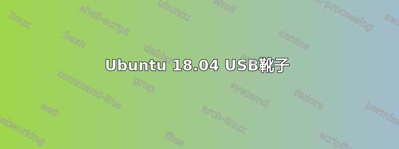 Ubuntu 18.04 USB靴子