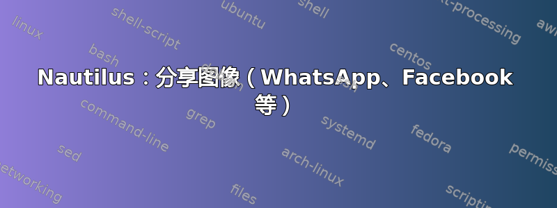 Nautilus：分享图像（WhatsApp、Facebook 等）