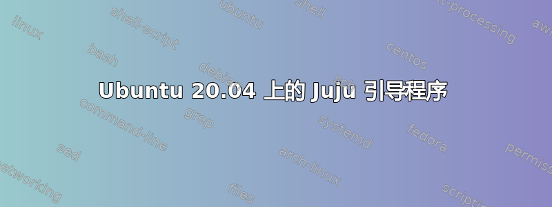 Ubuntu 20.04 上的 Juju 引导程序