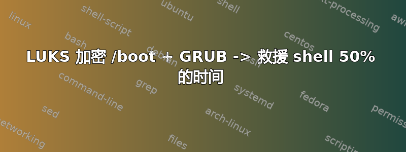 LUKS 加密 /boot + GRUB -> 救援 shell 50% 的时间