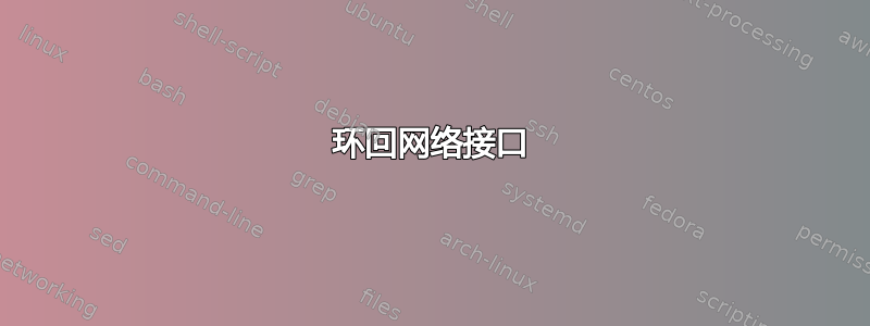 环回网络接口