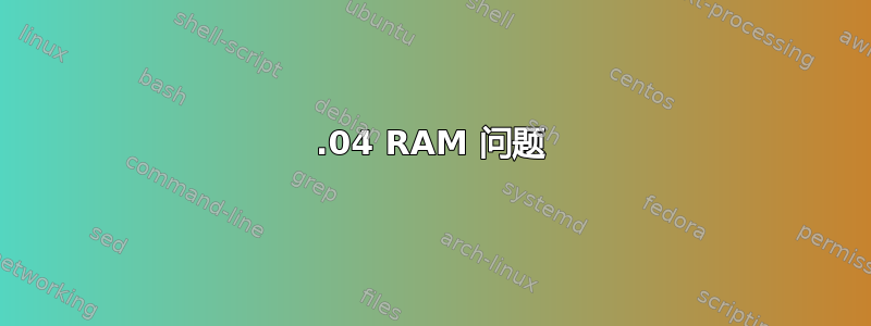 20.04 RAM 问题