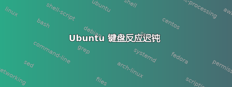 Ubuntu 键盘反应迟钝