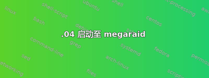 20.04 启动至 megaraid