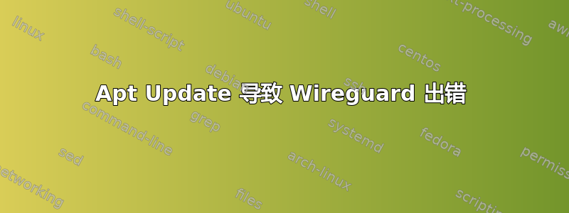 Apt Update 导致 Wireguard 出错