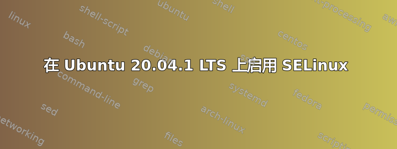 在 Ubuntu 20.04.1 LTS 上启用 SELinux