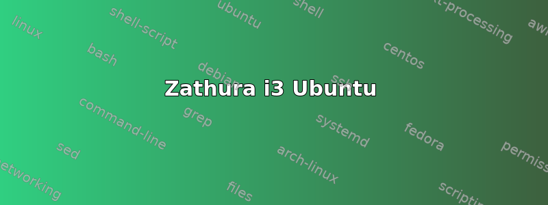 Zathura i3 Ubuntu