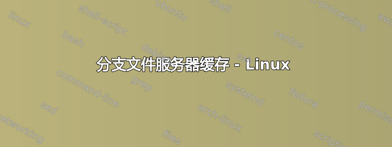 分支文件服务器缓存 - Linux