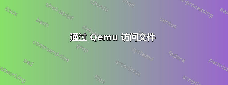 通过 Qemu 访问文件