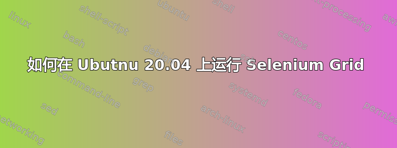 如何在 Ubutnu 20.04 上运行 Selenium Grid