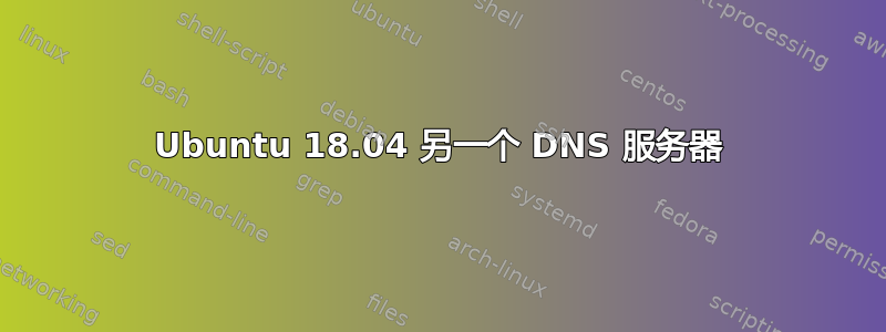 Ubuntu 18.04 另一个 DNS 服务器