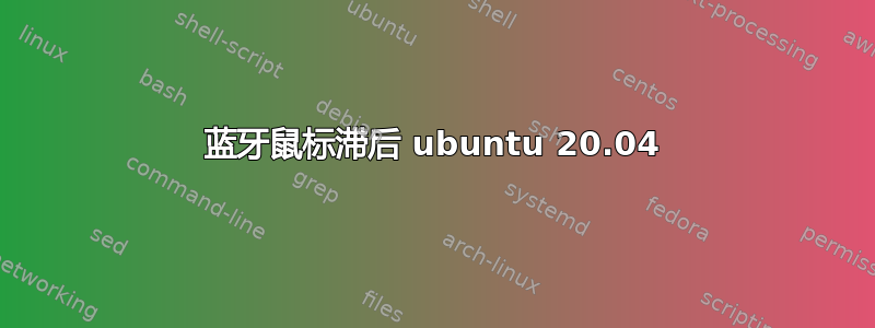 蓝牙鼠标滞后 ubuntu 20.04