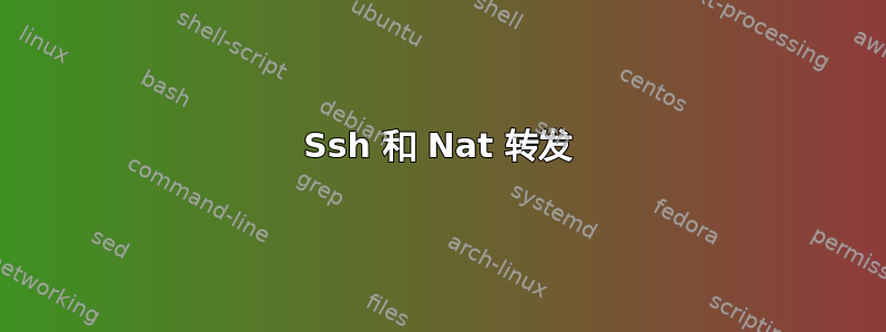 Ssh 和 Nat 转发