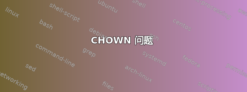 CHOWN 问题