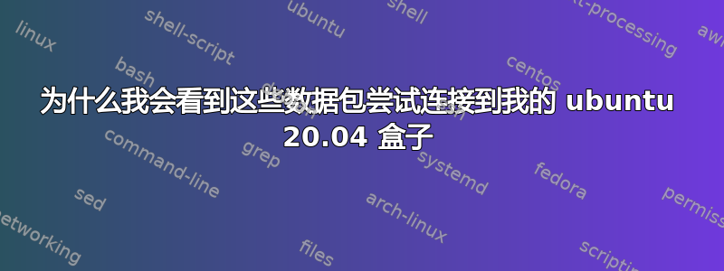 为什么我会看到这些数据包尝试连接到我的 ubuntu 20.04 盒子