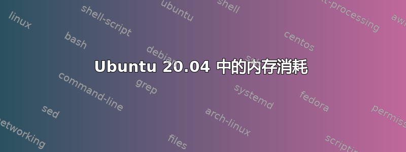 Ubuntu 20.04 中的内存消耗