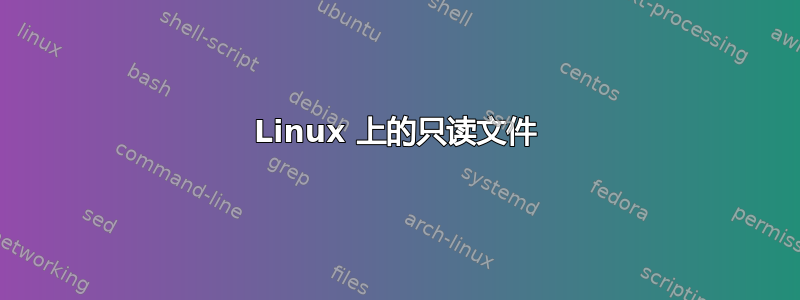 Linux 上的只读文件