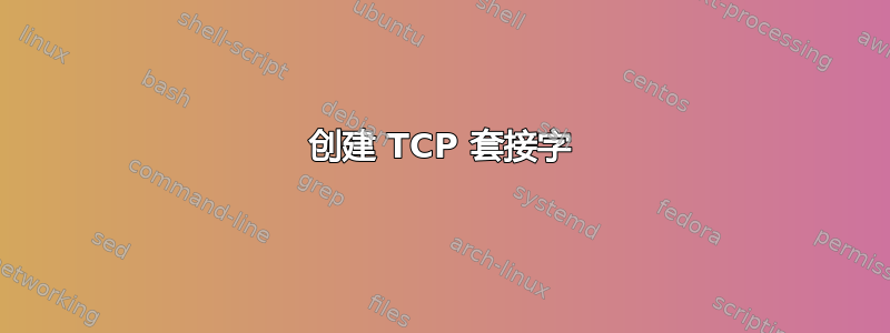 创建 TCP 套接字