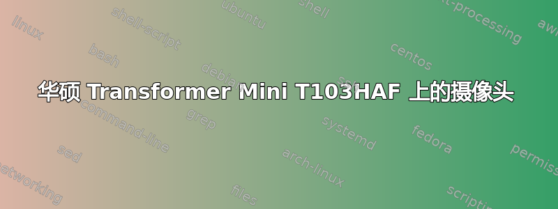 华硕 Transformer Mini T103HAF 上的摄像头