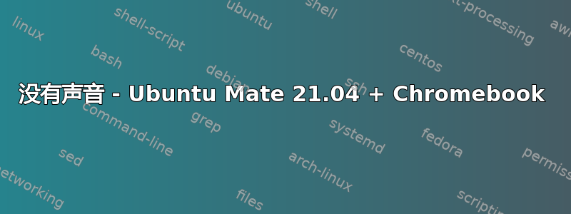 没有声音 - Ubuntu Mate 21.04 + Chromebook