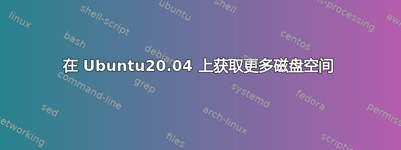 在 Ubuntu20.04 上获取更多磁盘空间